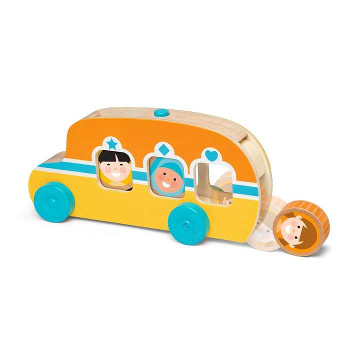 Melissa and Doug GO Tots Roll & Ride Bus - ONLINE ONLY