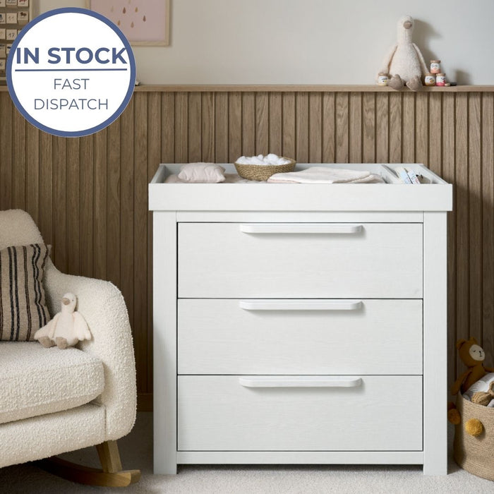 Mamas and Papas Franklin White Wash Dresser/ Changer