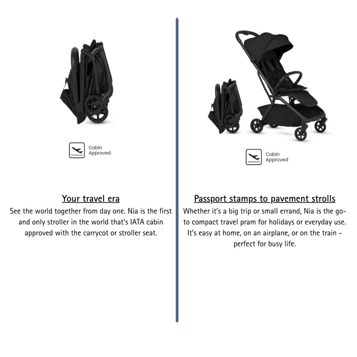 Silver Cross Nia Complete Newborn Bundle - Onyx - PRE-ORDER, DUE MID MARCH