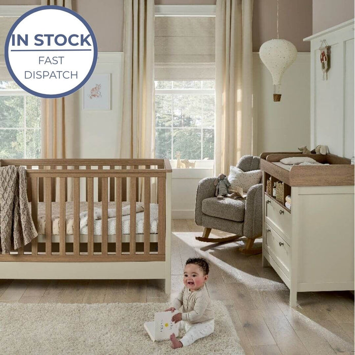 Mamas and Papas Harwell Cashmere Bundle - Cot + Dresser + Mattress