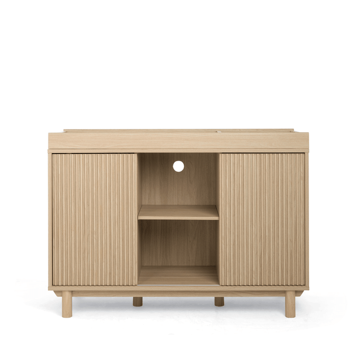 Mamas and Papas Oska Cot + Dresser + Mattress Bundle - Oak
