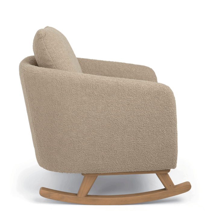 Mamas and Papas Alma Nursing Chair & Stool - Fawn Boucle
