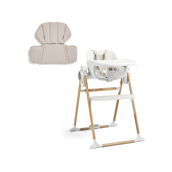 Mamas and Papas Eno Highchair & Eno Highchair Cushion Bundle - Cashmere