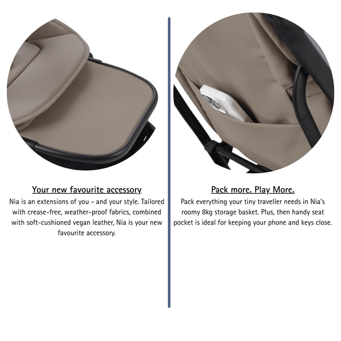 Silver Cross Nia Carrycot Bundle - Champagne