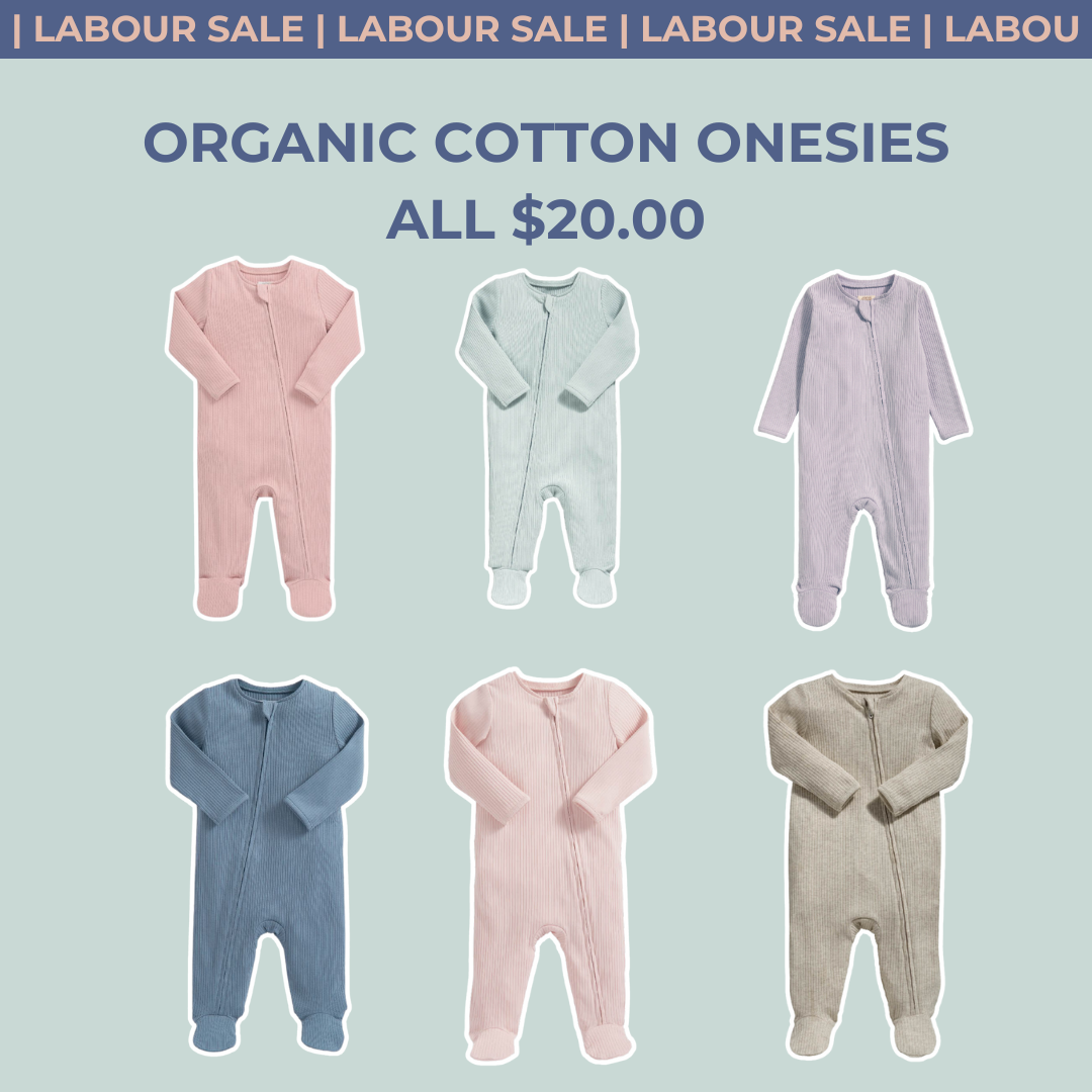 Organic Cotton Onesies $20