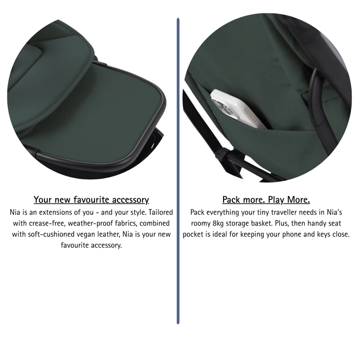 Silver Cross Nia Complete Newborn Bundle - Conifer - PRE-ORDER, DUE MID MARCH