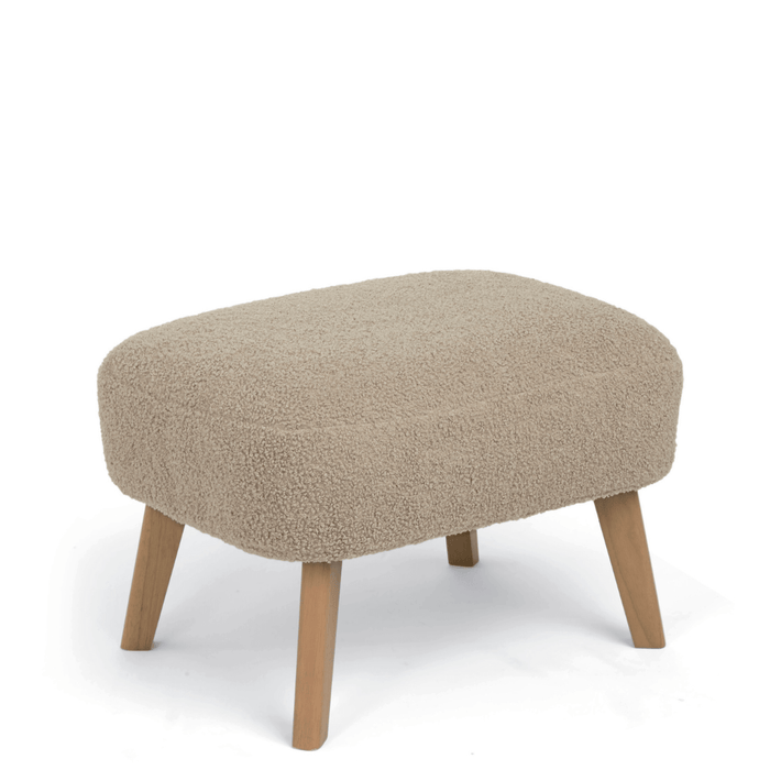 Mamas and Papas Alma Nursing Chair & Stool - Fawn Boucle