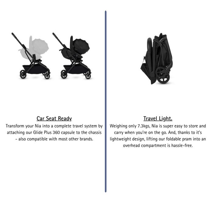 Silver Cross Nia Complete Newborn Bundle - Onyx - PRE-ORDER, DUE MID MARCH