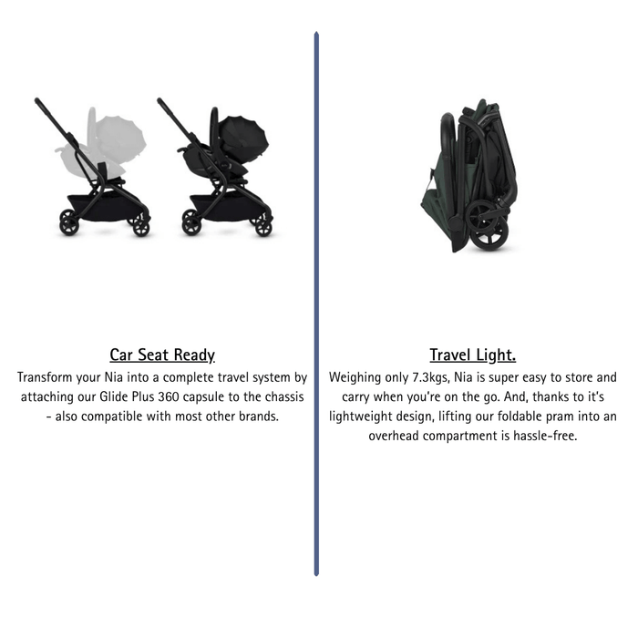 Silver Cross Nia Complete Newborn Bundle - Conifer - PRE-ORDER, DUE MID MARCH