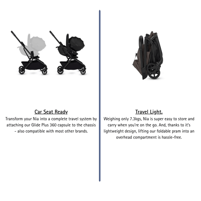 Silver Cross Nia Complete Newborn Bundle - Chocolate - PRE-ORDER, DUE MID MARCH