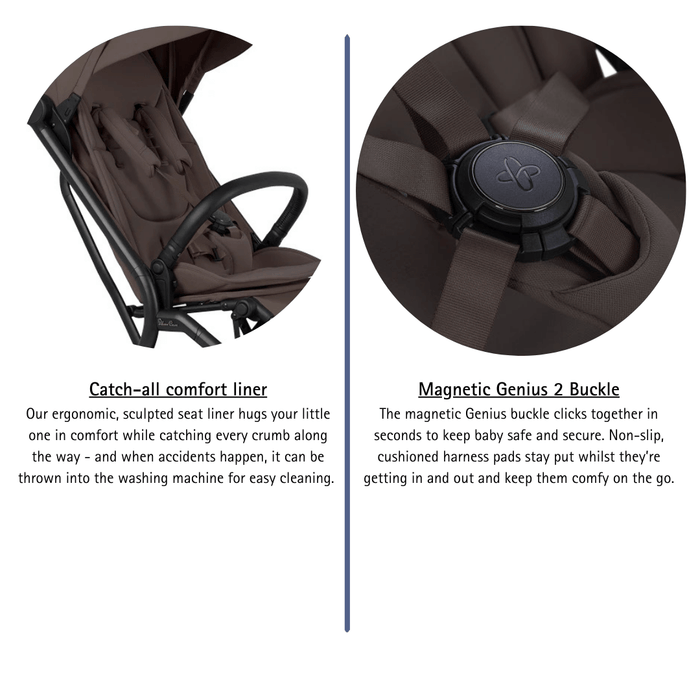 Silver Cross Nia Complete Newborn Bundle - Chocolate - PRE-ORDER, DUE MID MARCH