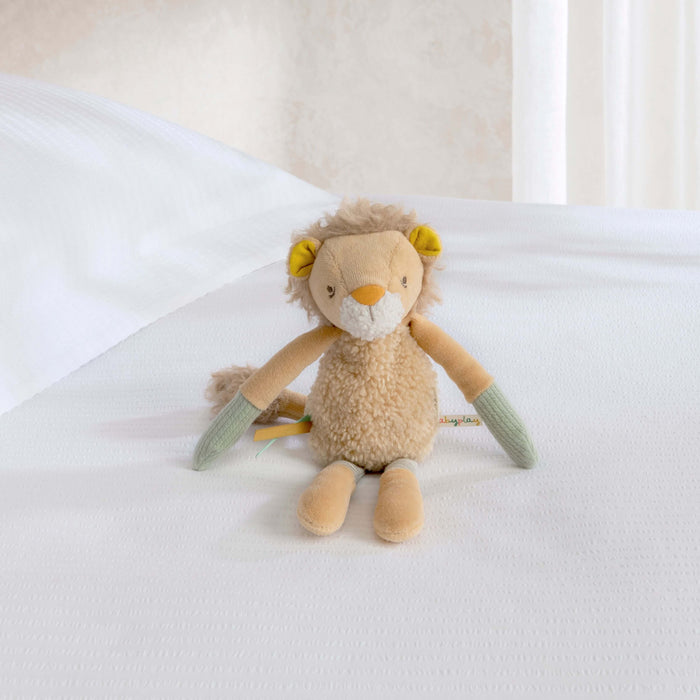 Mamas and Papas Soft Activity Toy Beanie - Lenny Lion