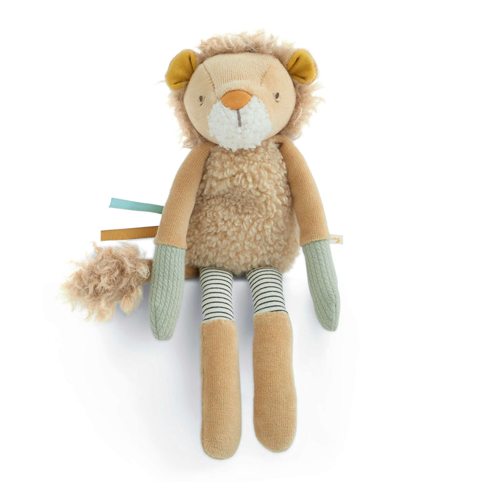 Mamas and Papas Soft Activity Toy Beanie - Lenny Lion