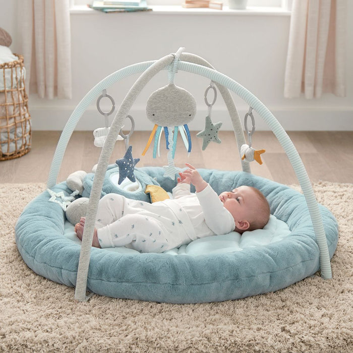 Mamas and Papas Welcome to the World Under the Sea Playmat - Blue