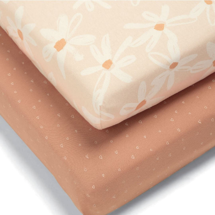 Mamas and Papas Daisy Cotbed Fitted Sheet (Pack of 2)