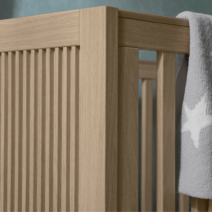 Mamas and Papas Oska Cot + Dresser + Mattress Bundle - Oak