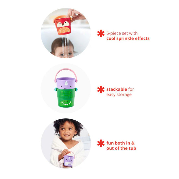 Skip Hop Activity Stack & Pour Bath Buckets