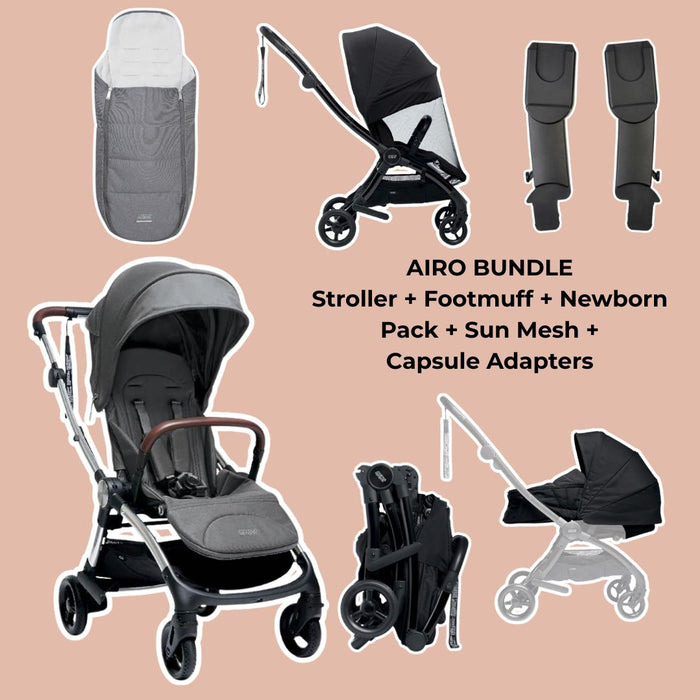 Mamas and Papas Airo Grey Marl Complete Bundle