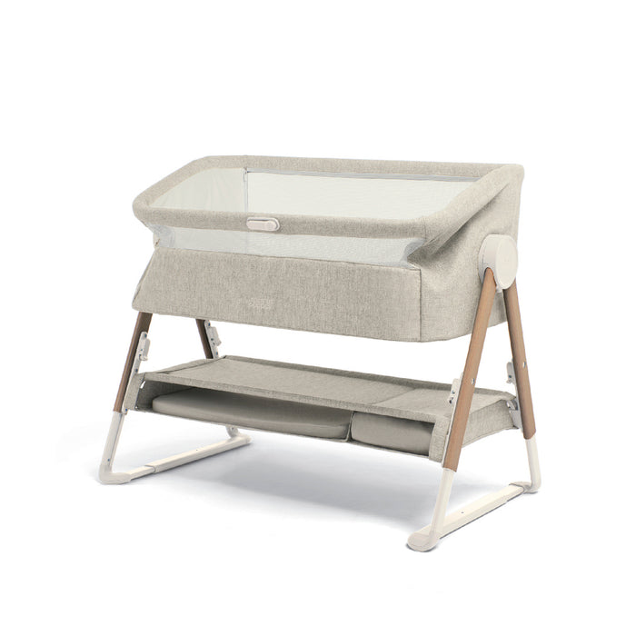 Mamas and Papas Lua Bedside Crib - Everything you need Bundle FAWN