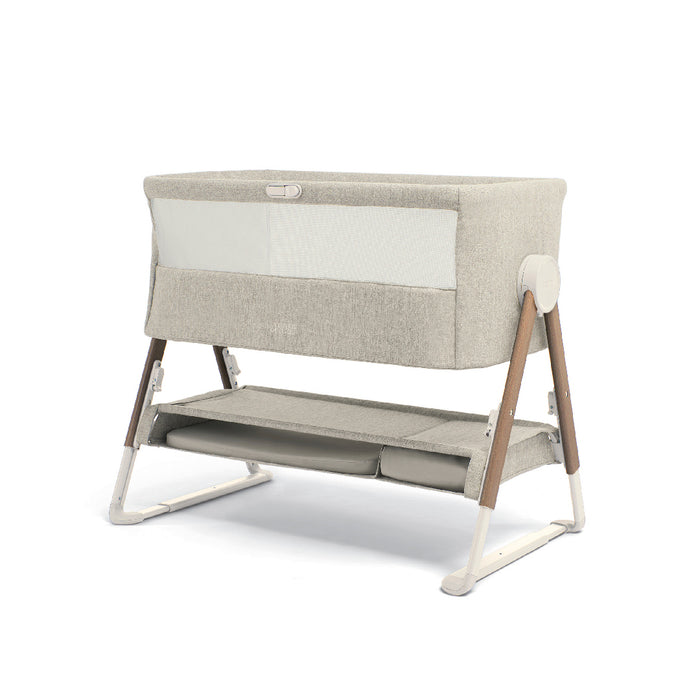 Mamas and Papas Lua Bedside Crib - Everything you need Bundle FAWN