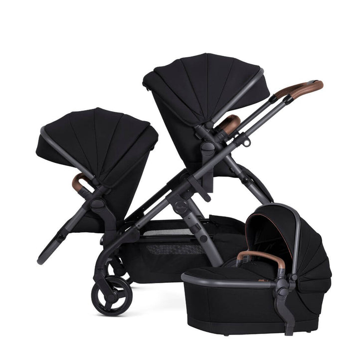 Silver Cross Wave 3 Seat, Carry Cot & Tandem Seat Bundle - Licorice *PRE-ORDERS ONLY, This is not a line we carry*