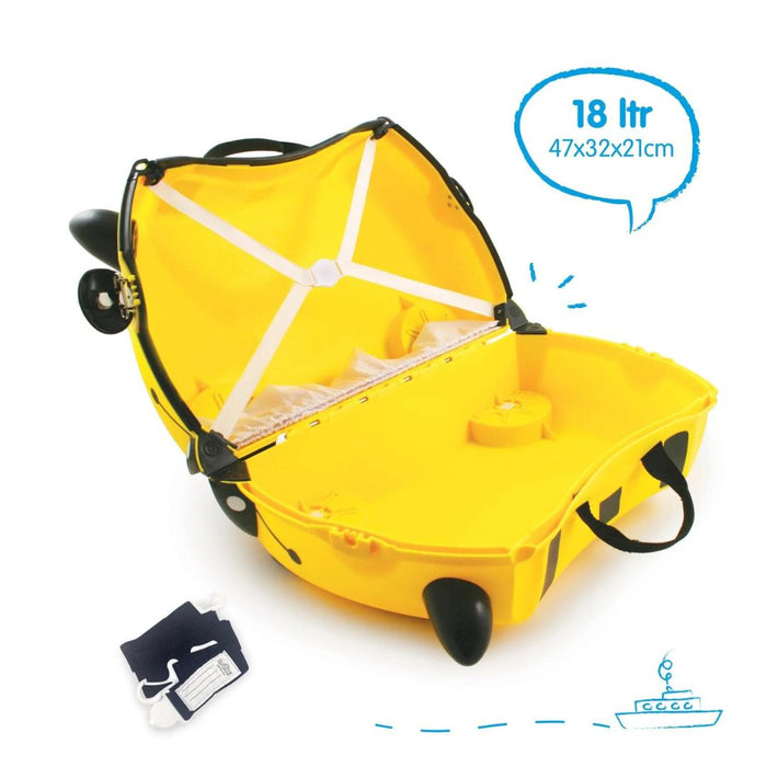 Trunki Bernard Bee Ride on Suitcase