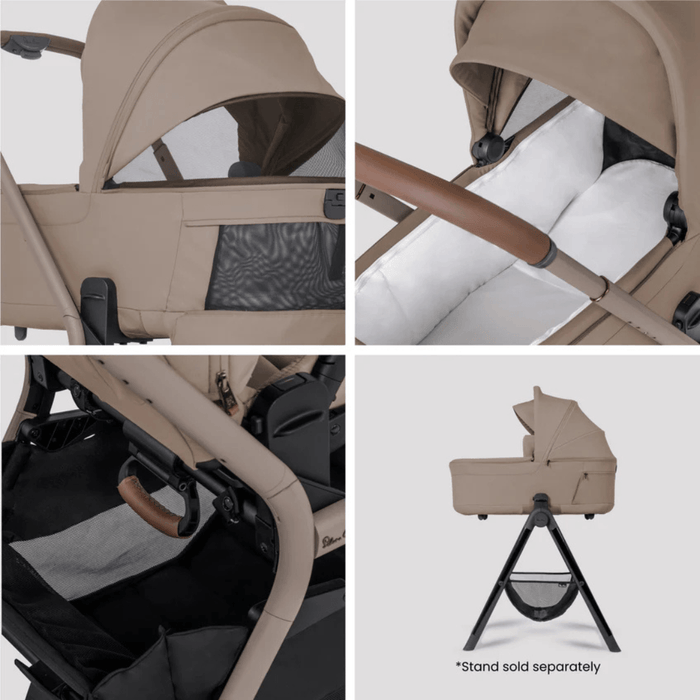 Silver Cross Breez Carry Cot - Champagne