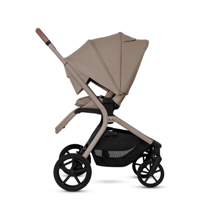Silver Cross Breez Lightweight Stroller + Carrycot Bundle - Champagne *Pre-Order, May Delivery*