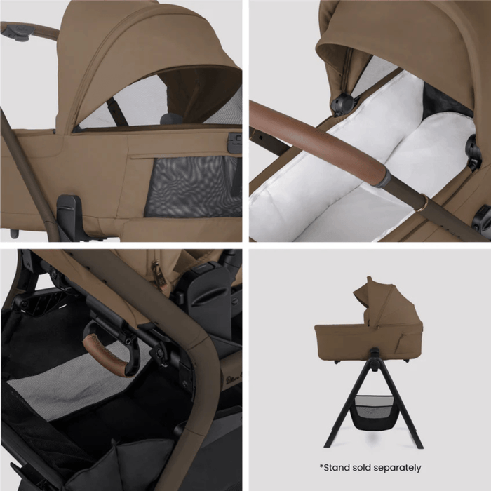 Silver Cross Breez Carry Cot - Maple