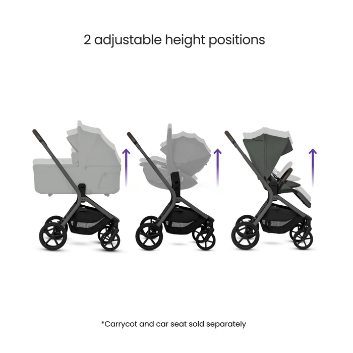 Silver Cross Breez Lightweight Stroller - Pewter