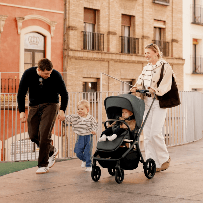 Silver Cross Breez Lightweight Stroller + Carrycot Bundle - Pewter *Pre-Order, May Delivery*