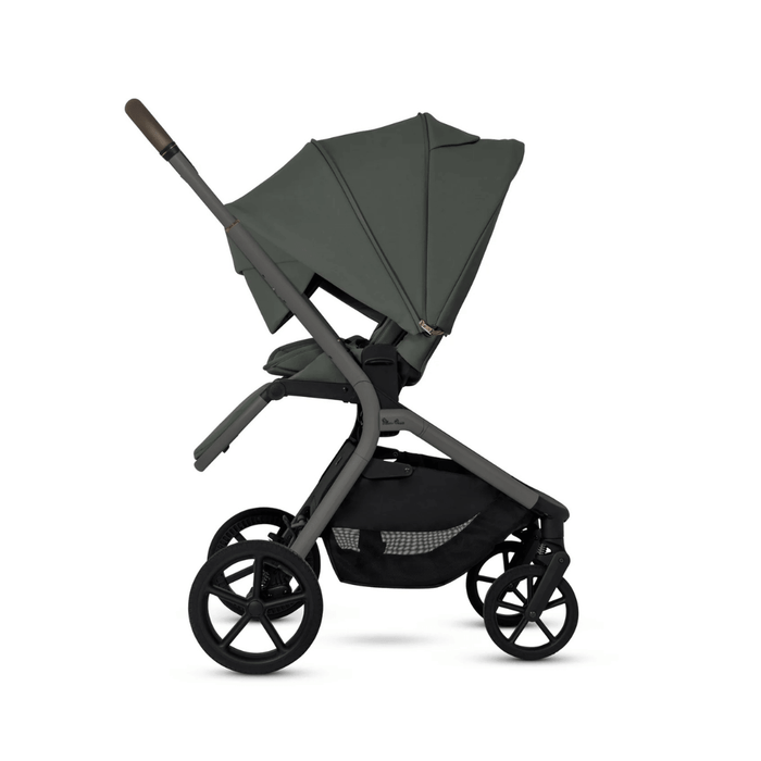 Silver Cross Breez Lightweight Stroller + Carrycot Bundle - Pewter *Pre-Order, May Delivery*