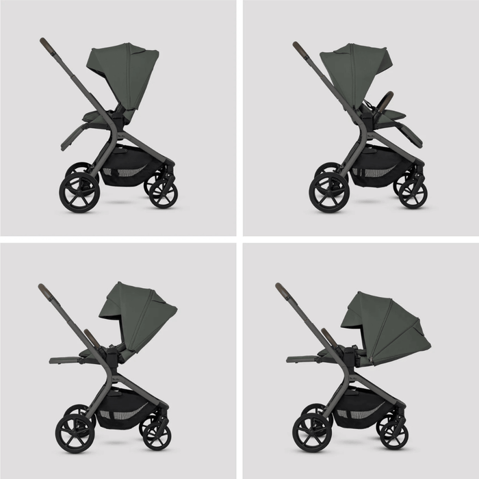 Silver Cross Breez Lightweight Stroller + Carrycot Bundle - Pewter *Pre-Order, May Delivery*