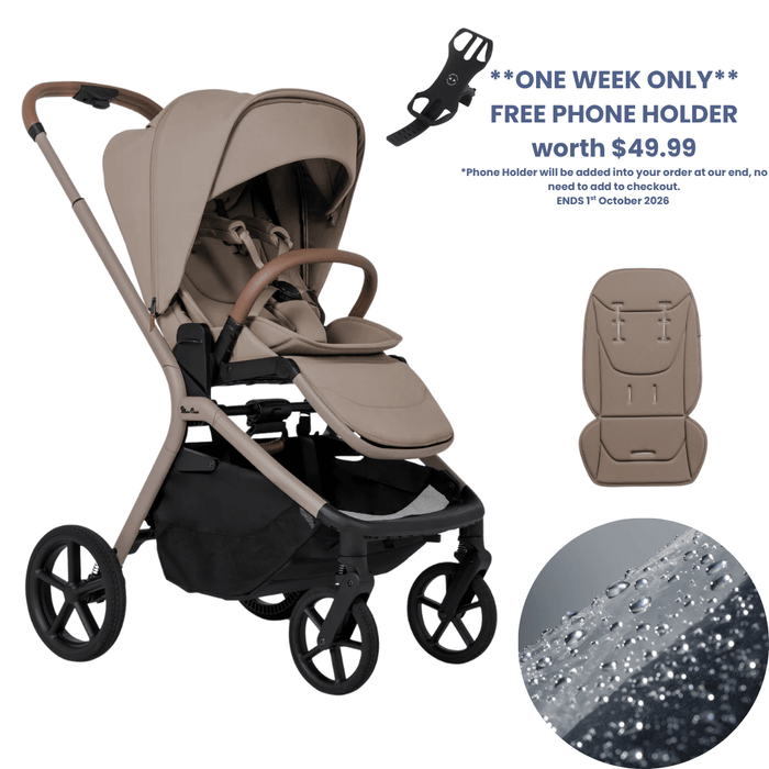 Silver Cross Breez Lightweight Stroller - Champagne