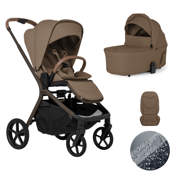 Silver Cross Breez Lightweight Stroller + Carrycot Bundle - Maple *Pre-Order, May Delivery*