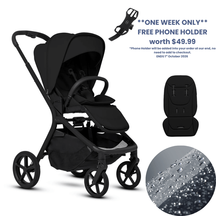 Silver Cross Breez Lightweight Stroller - Onyx