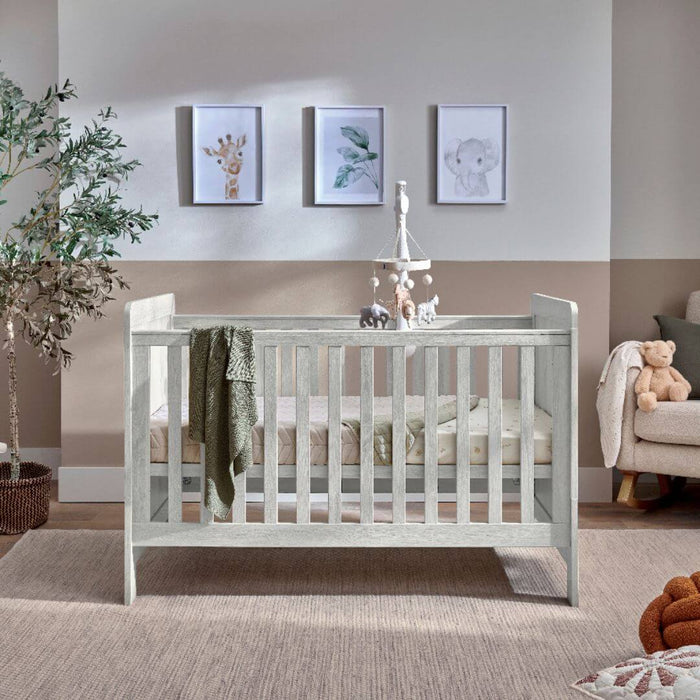 Mamas and Papas Atlas Nimbus White Cot | Toddler Bed