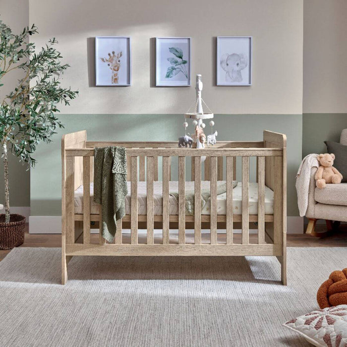 Mamas and Papas Atlas Oak Cot | Toddler Bed