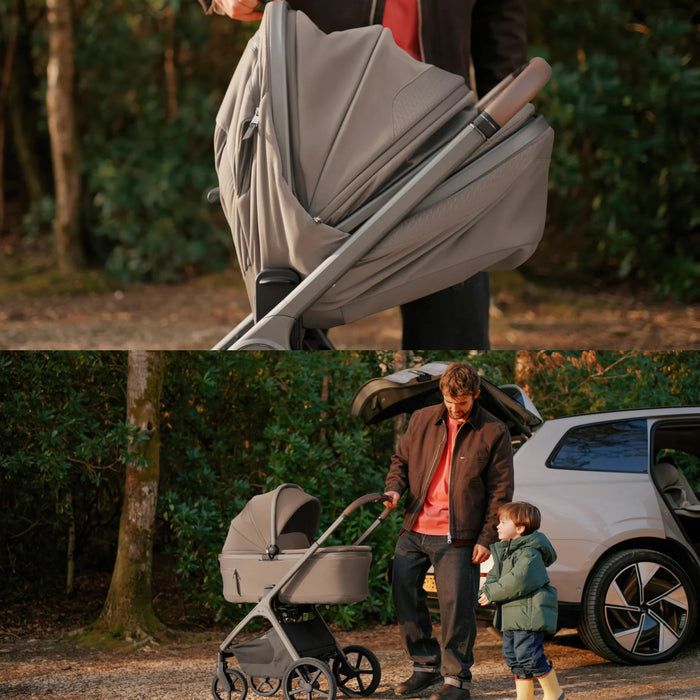 Silver Cross Cove 2 All-Terrain Stroller + Carrycot + Accessories Bundle - Champagne **ETA End of October**