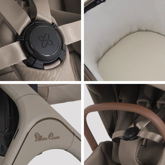 Silver Cross Cove 2 All-Terrain Stroller + Carrycot + Accessories Bundle - Champagne **ETA End of October**