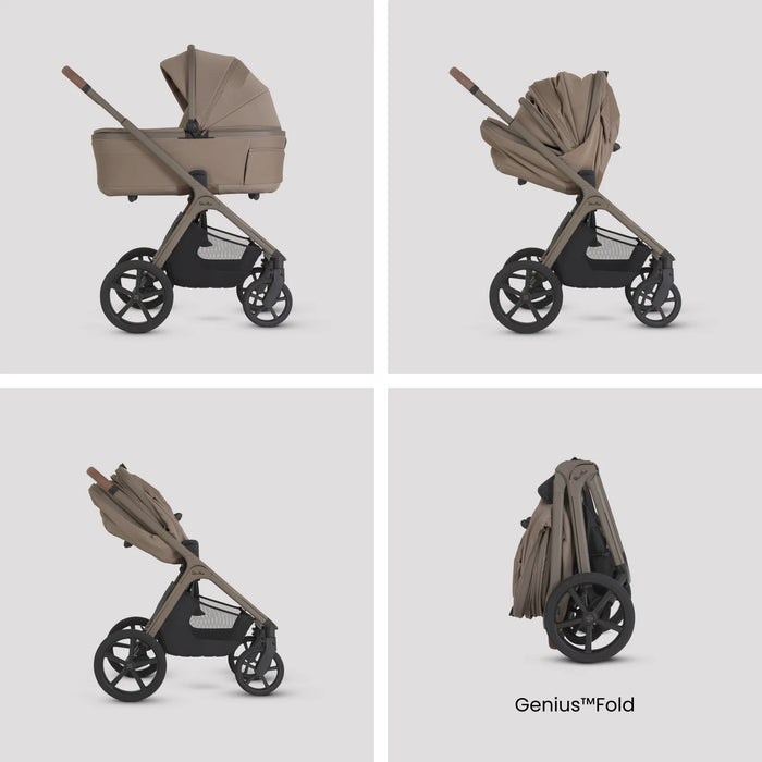 Silver Cross Cove 2 All-Terrain Stroller + Carrycot + Accessories Bundle - Champagne **ETA End of October**