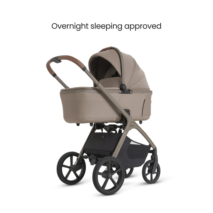 Silver Cross Cove 2 All-Terrain Stroller + Carrycot + Accessories Bundle - Champagne **ETA End of October**