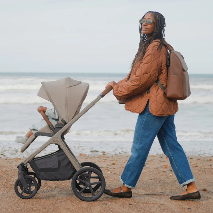 Silver Cross Cove 2 All-Terrain Stroller + Carrycot + Accessories Bundle - Champagne **ETA End of October**