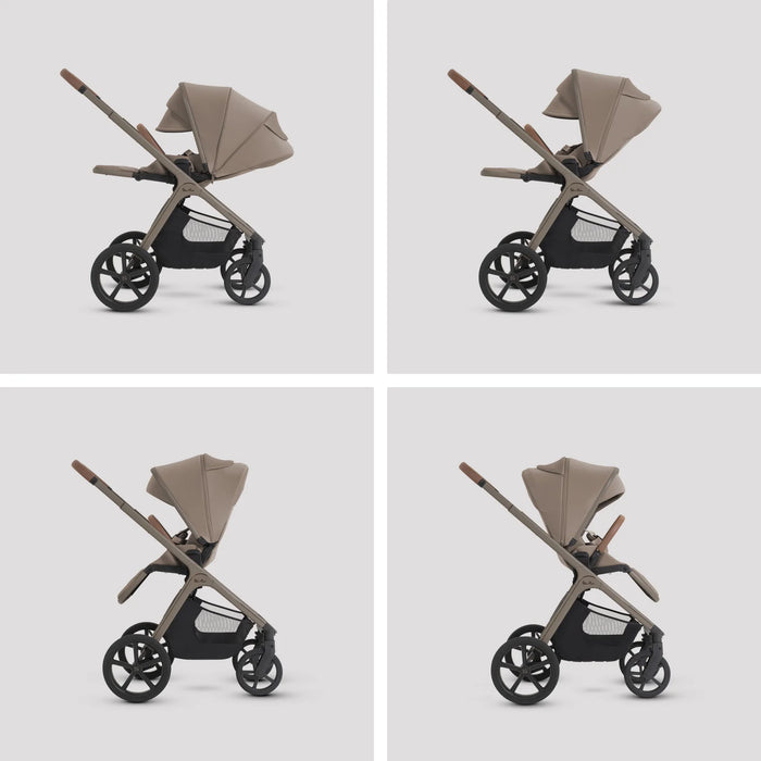 Silver Cross Cove 2 All-Terrain Stroller + Carrycot + Accessories Bundle - Champagne **ETA End of October**