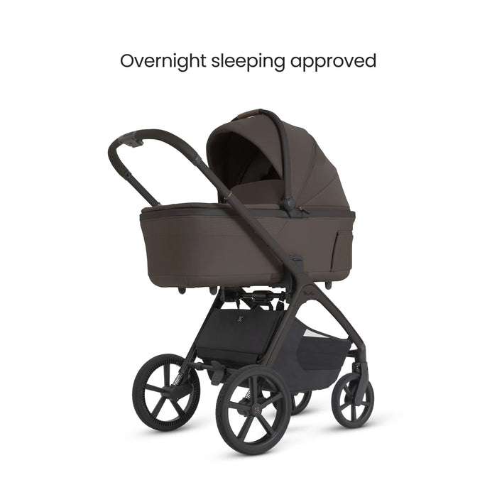 Silver Cross Cove 2 All-Terrain Stroller + Carrycot + Accessories Bundle - Chocolate **ETA End of October**