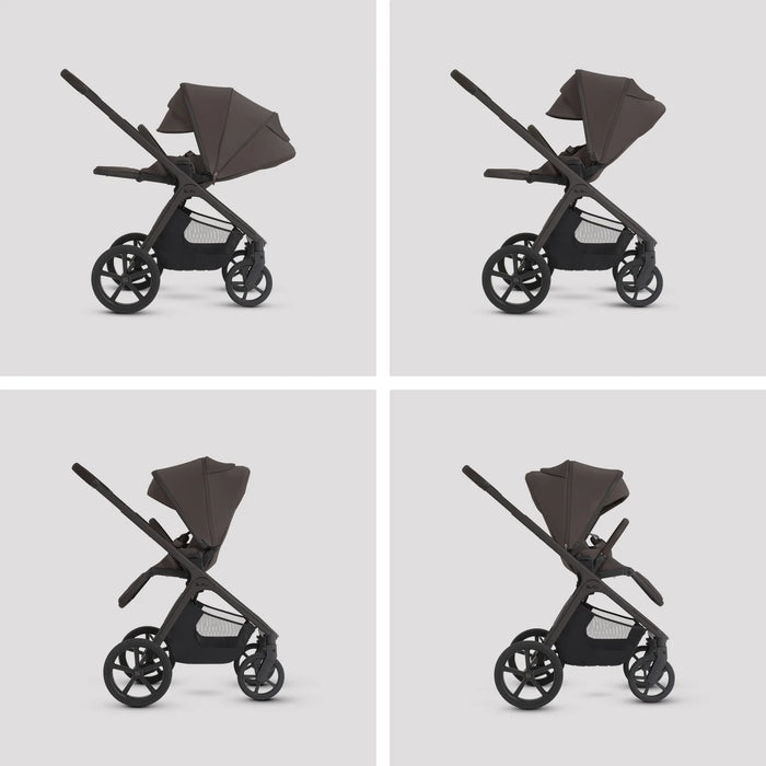 Silver Cross Cove 2 All-Terrain Stroller + Carrycot + Accessories Bundle - Chocolate **ETA End of October**