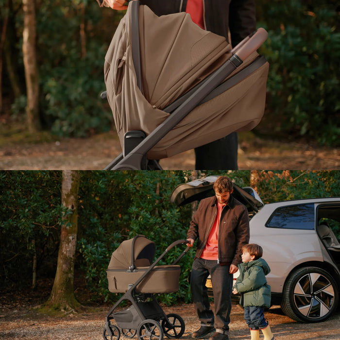 Silver Cross Cove 2 All-Terrain Stroller + Carrycot + Accessories Bundle - Maple **ETA End of October**
