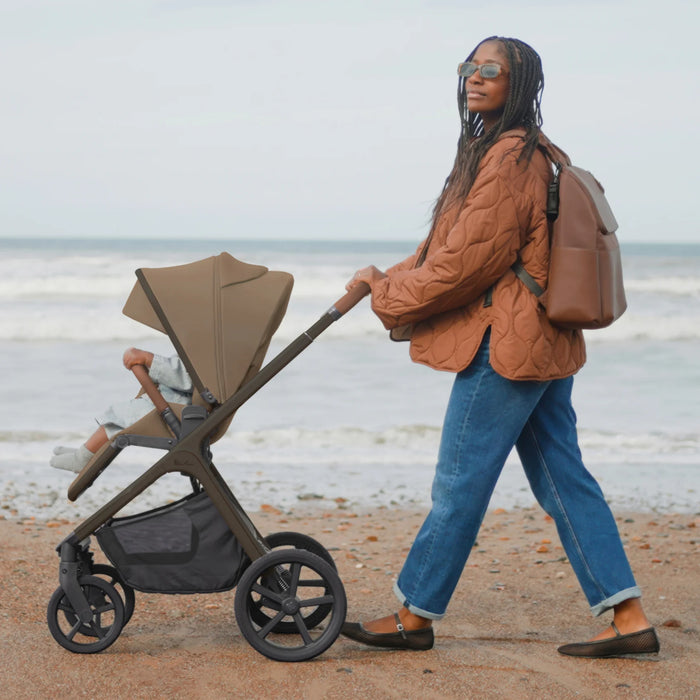 Silver Cross Cove 2 All-Terrain Stroller + Carrycot + Accessories Bundle - Maple **ETA End of October**