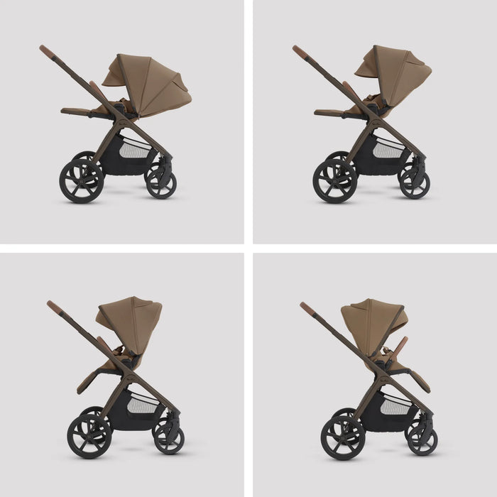 Silver Cross Cove 2 All-Terrain Stroller + Carrycot + Accessories Bundle - Maple **ETA End of October**