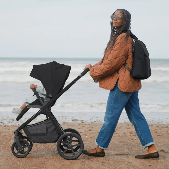 Silver Cross Cove 2 All-Terrain Stroller + Carrycot + Accessories Bundle - Onyx **ETA End of October**